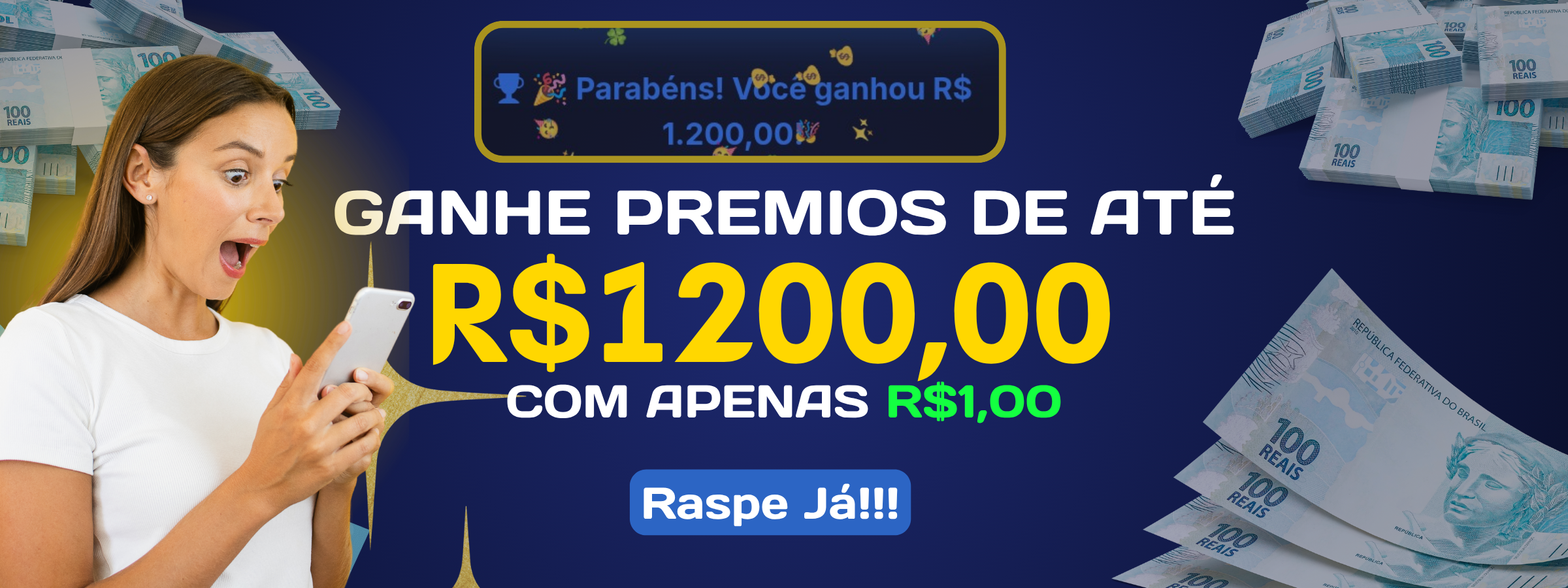 🔥 PIX TURBINADO - R$ 1,00 - PRÊMIOS DE ATÉ R$1.200,00
